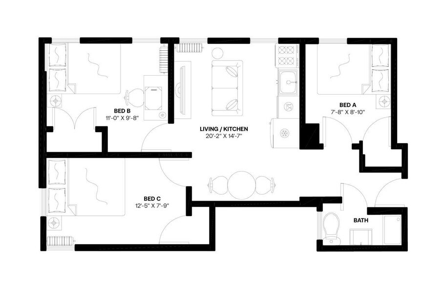 Building Photo - Room in Shared 3 bed/1 bath home
