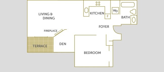 1BD1BA 756 - Bellevue Terrace Apartments