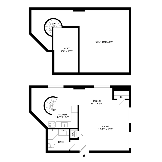 Floorplan - Lofts of Broadway