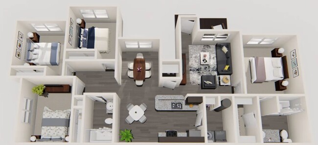 Floorplan - 2211 Grand Isle Apartments