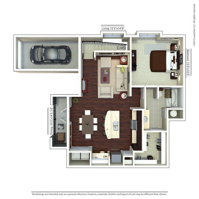 Floorplan - Valencia Place Apartments