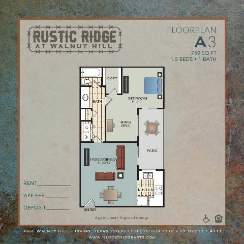 A3 - Rustic Ridge
