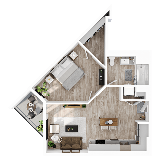 Floorplan - Alwell Apartments