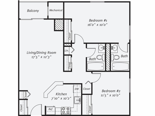 Floorplan - eaves Quincy