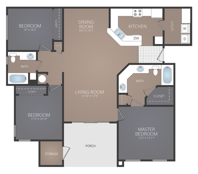 Floorplan - Promenade at Carillon