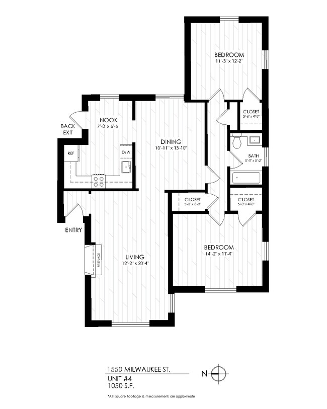 Floorplan - 1550 Milwaukee St.