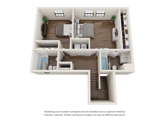 Floorplan - Balcones Club Apartments