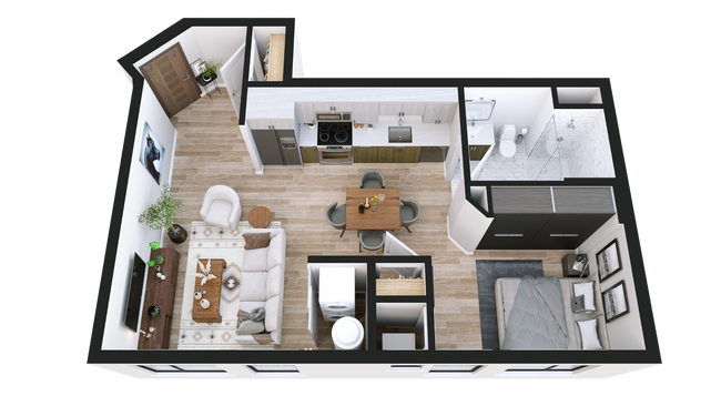 Floorplan - Carraway Apartments