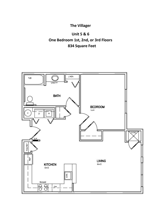 Floorplan - Scotia Manor Luxury Apartments