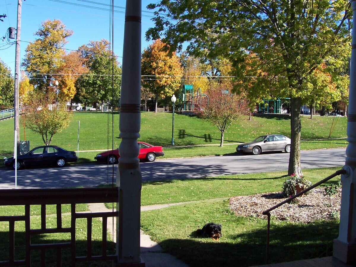 College Green Park across the street - 109 S Johnson St