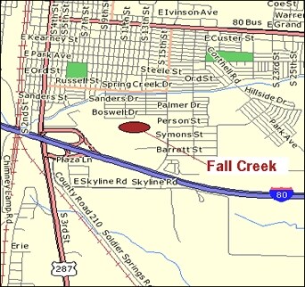 Aerial Photo - Falls Creek Apartments
