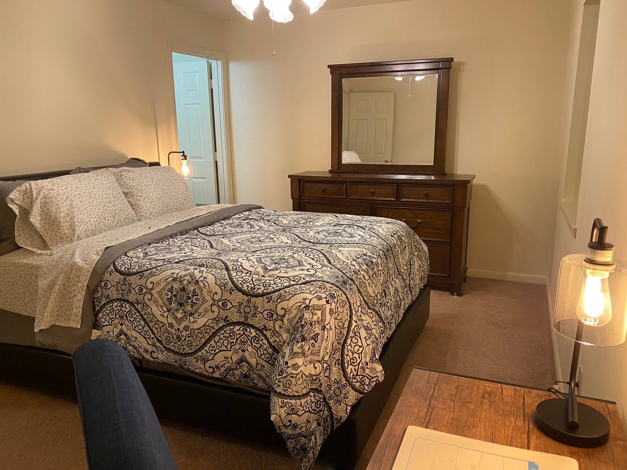 Large bedrooms with baths and ceiling fans - 119 Michael Dr