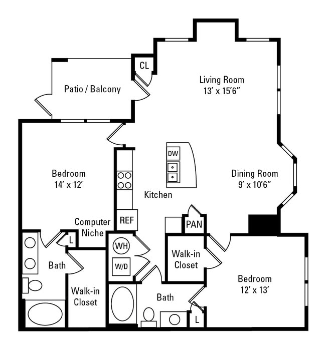 Floorplan - The Millennium Towne Center