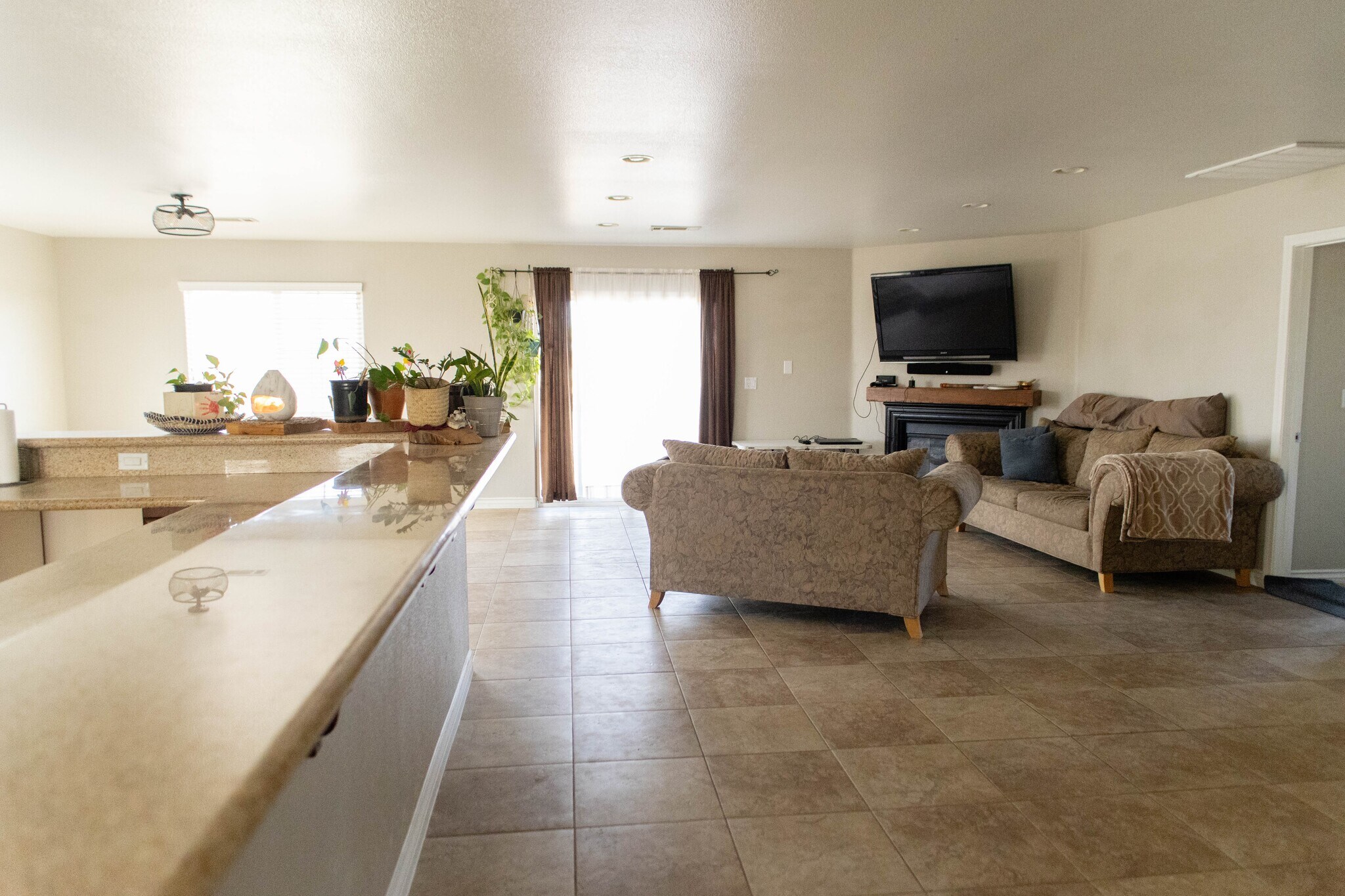 Living Room and Kitchen to Left - 12072 Pacific Rd