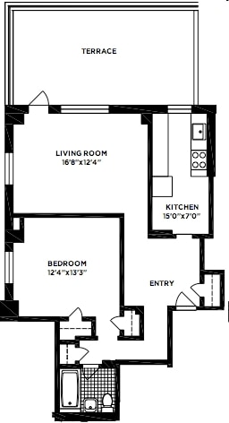1BR/1BA - 178  Clinton Street