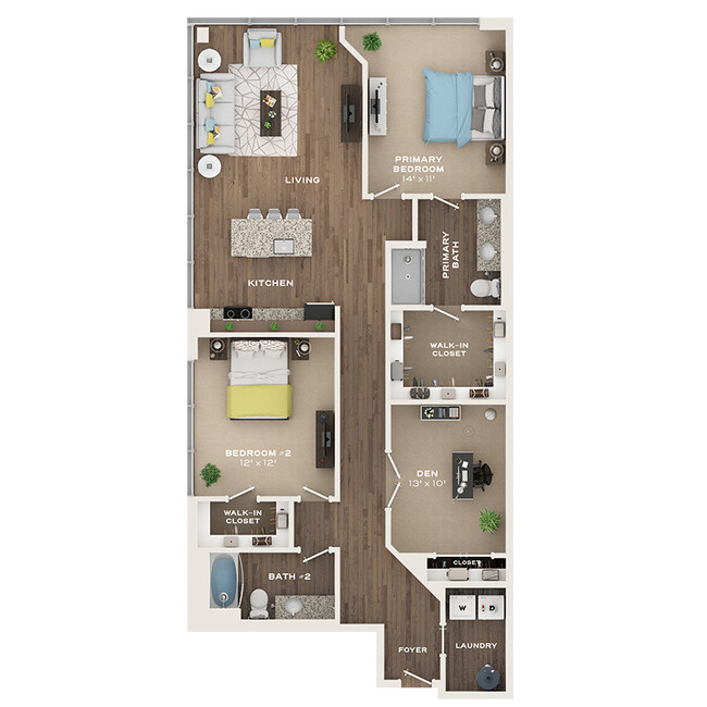 Floorplan - The Row on Merchant