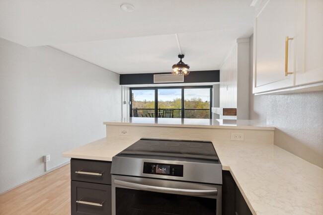 Kitchen + East balcony view - 417 E Kiowa St