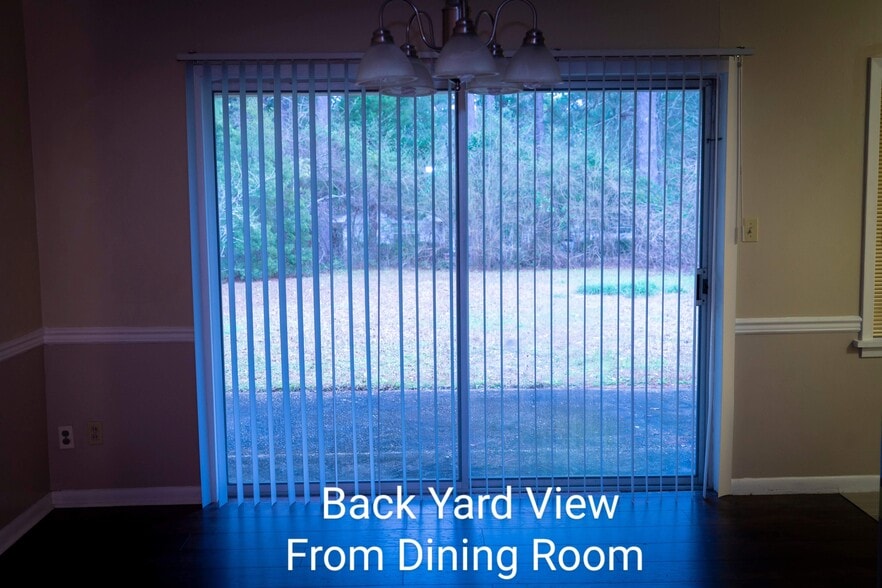 Back Yard View from dining room - 1503 Bistineau St