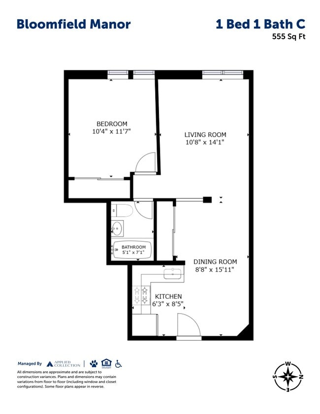 Floorplan - Bloomfield Manor