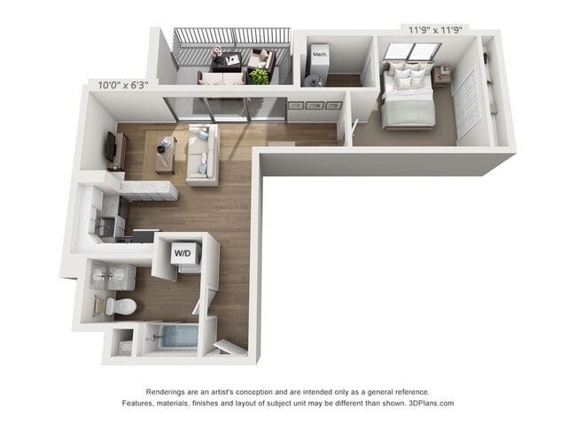 1 Bed Penthouse - Hathaway House