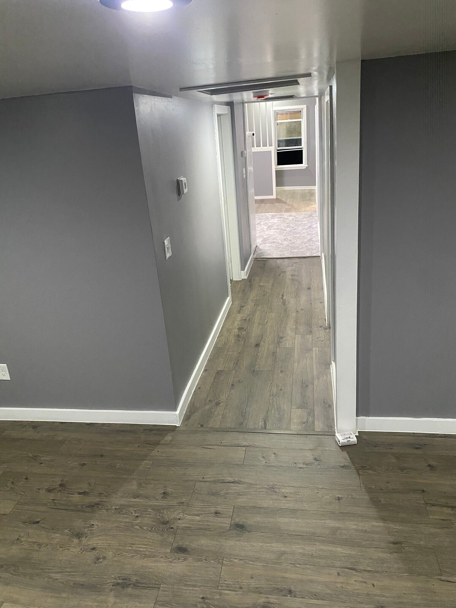 Hallway from kitchen to living room - 54 Adams St