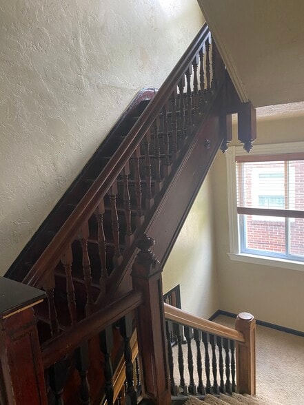 stairwell on second floor - 7131 Penn Ave