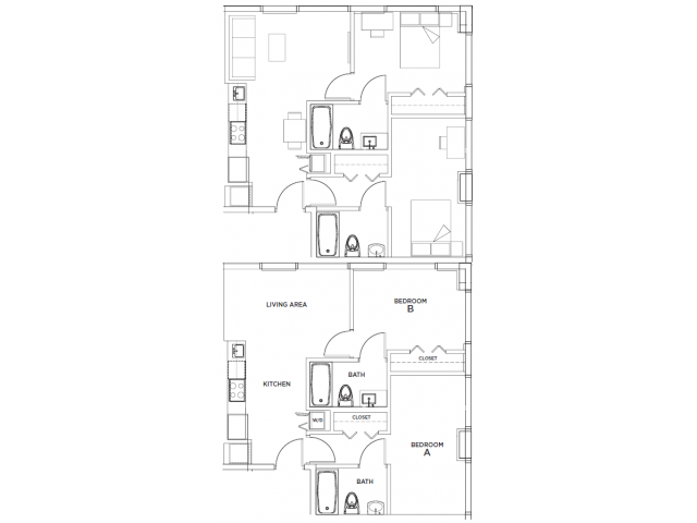 2x2 - The One at University City - Student Housing