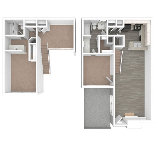 Floorplan - Casa Azul Townhomes