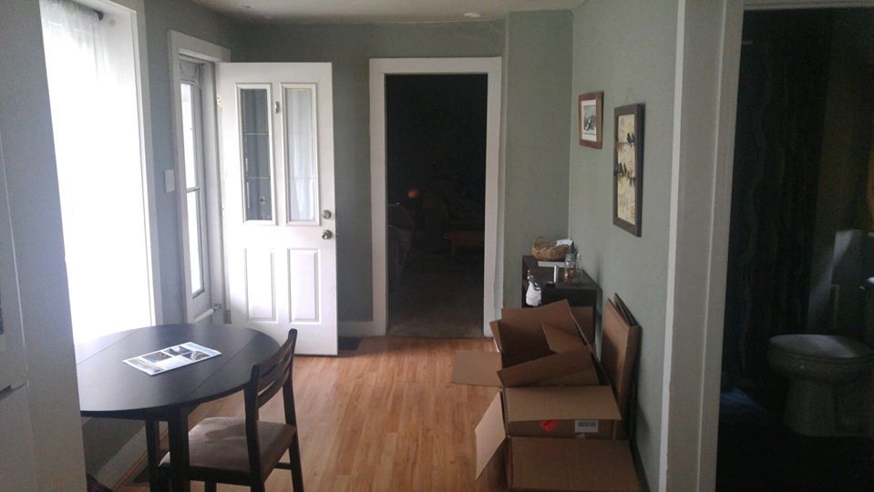 Entry to house and living room - 2004 Clay St