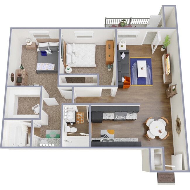 Floorplan - Fox Point Apartments