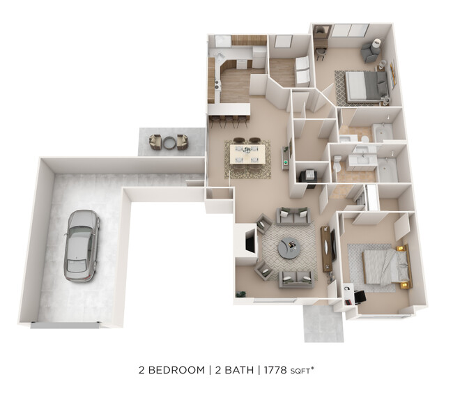 Floorplan - Villas of Victor and Regency Townhomes