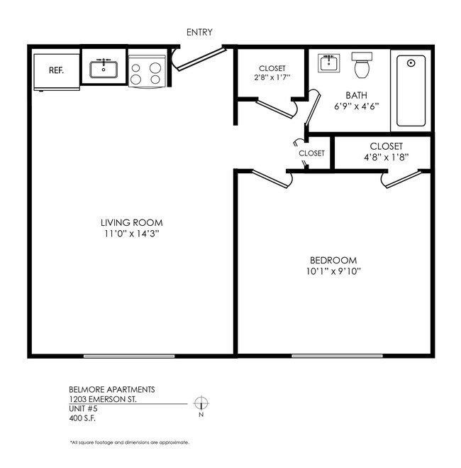 Floorplan - Belmore Apartments