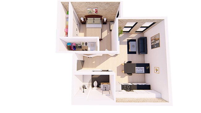 Floorplan - Bostad Apartments