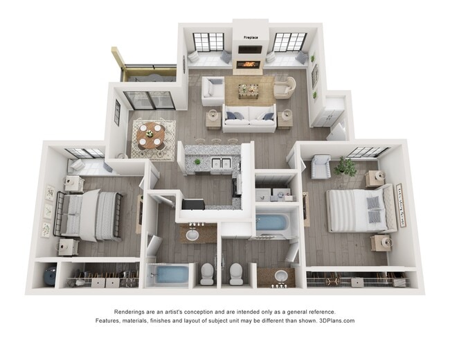 Floorplan - Desert Vistas Apartments