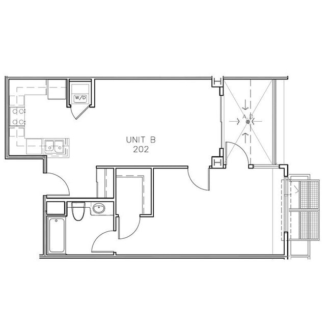 Lugano 1x1 floor plan Lugano Apartments PR III LLC - Lugano Apartments PR III LLC