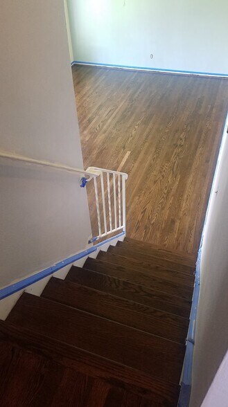 This is what the floors look like currently - 301 Pepper Mill Ct