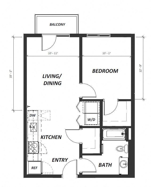 Floorplan - AVIVA Apartments