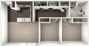 Floorplan - Park Lane Apartments