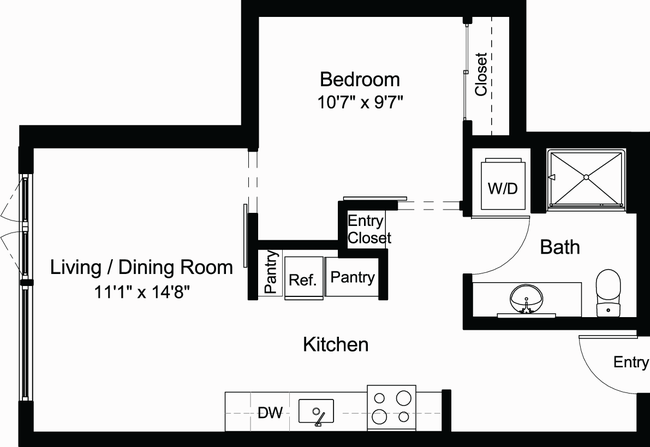 Floorplan - Chloe on Madison