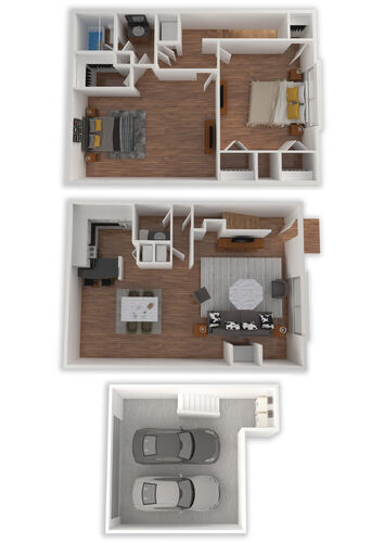 Floorplan - Lakebridge Townhomes