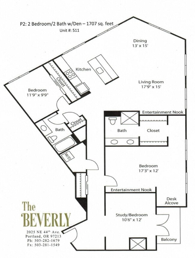 Floorplan - The Beverly