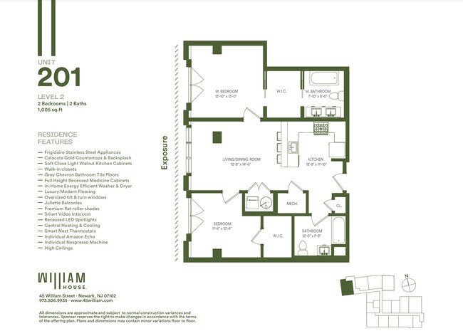 Floorplan - The William House