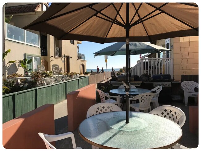 Ocean view from patio: has hot tub now.Shared - 3990 Strandway