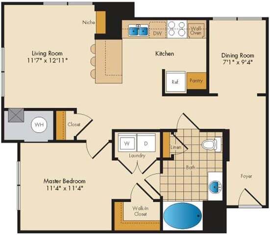 Floorplan - The Village at Taylor Pond