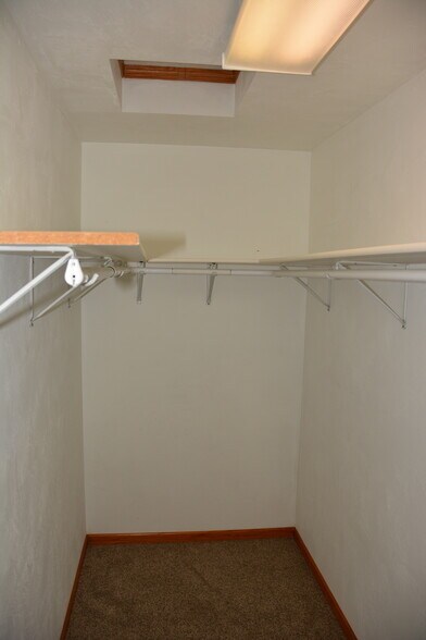 Walk in closet in master bedroom - 325 Cordy Lane