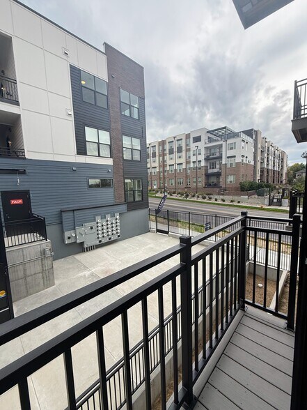 Cozy balcony perfect for fresh air and relaxing. - 1650 Sheridan Blvd