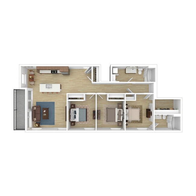 Floorplan - Harwood Flats