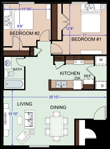 Floorplan - Paseo at Mission Trails