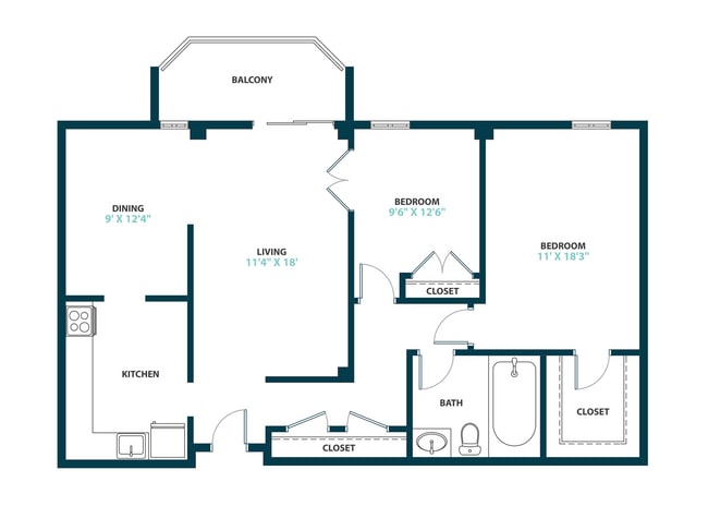 Floorplan - Trillium Apartments