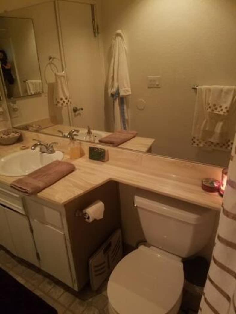 bathroom before I moved out - 2852 C St